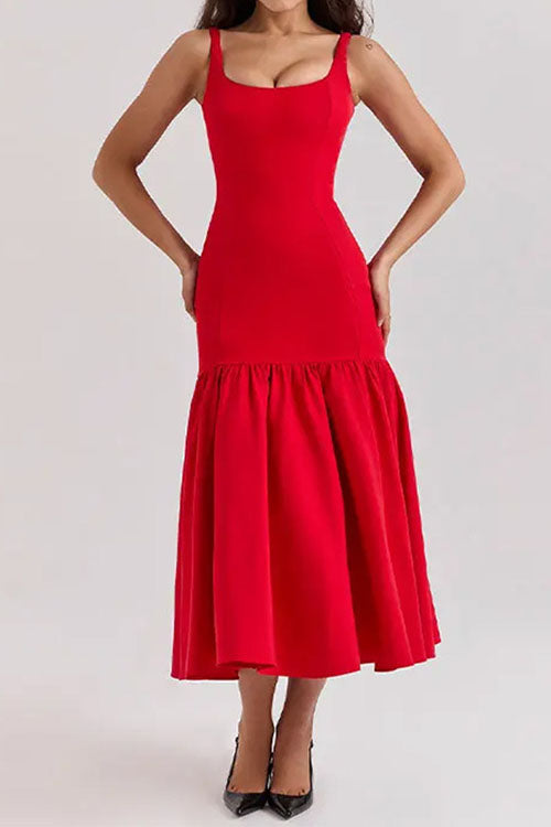 Lumina Sleeveless Bodycon Midi Dress