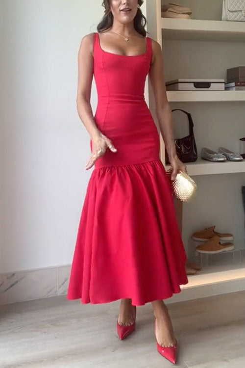Lumina Sleeveless Bodycon Midi Dress
