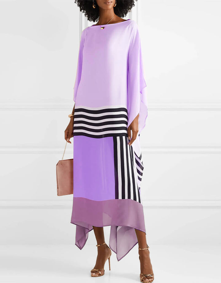 Pink Candy Stripe Kaftan