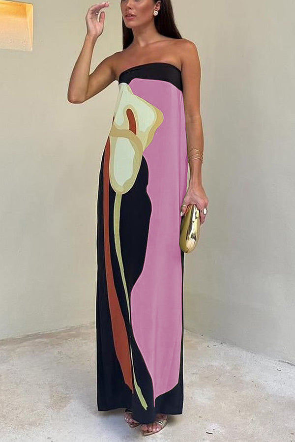 Jaime Abstract Maxi Dress