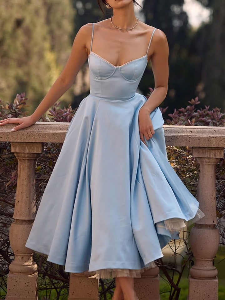 Cinderella Blue Tulle Midi Dress